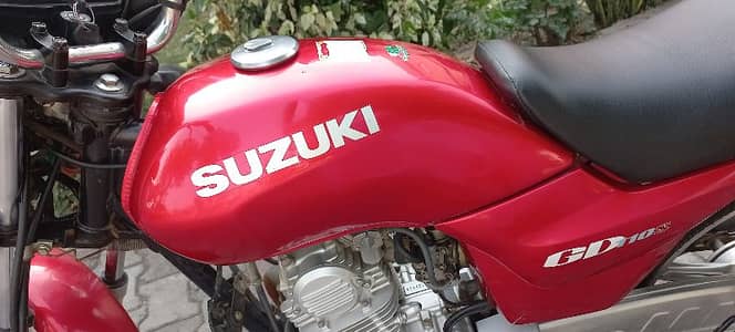 Suzuki GD 110 self start red color registration Gujranwala - Standard ...
