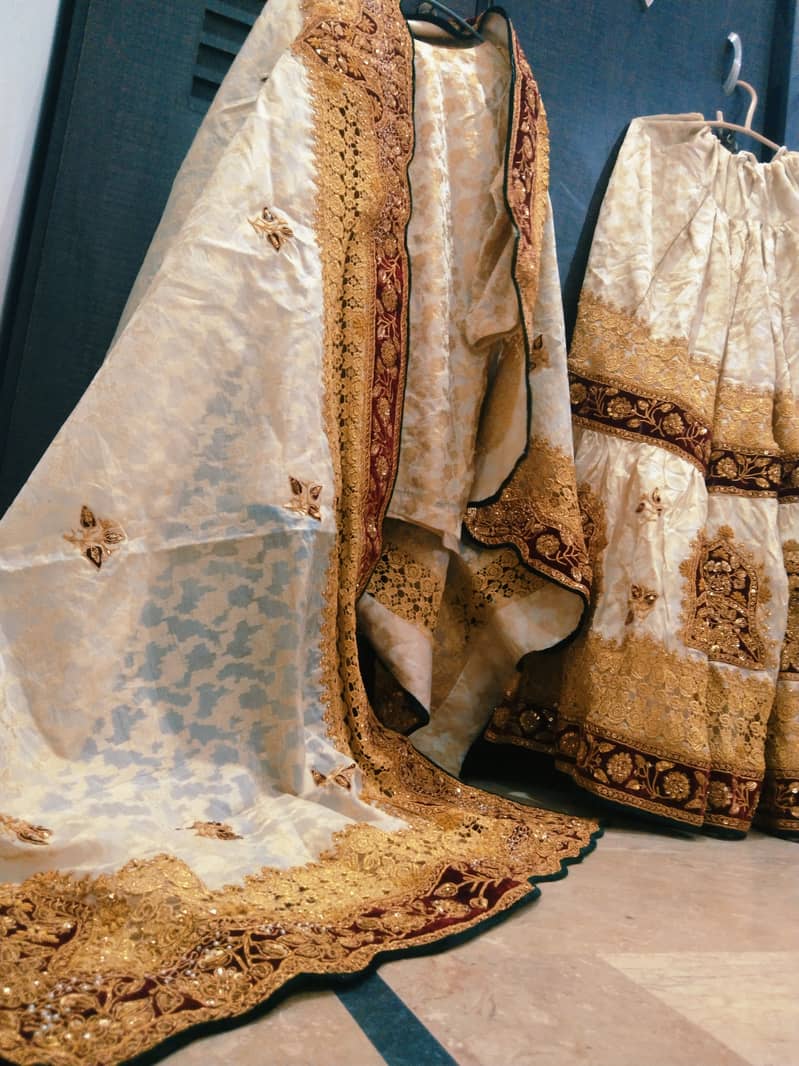 Designer Dress for Bridal Nikah Valeema function 0