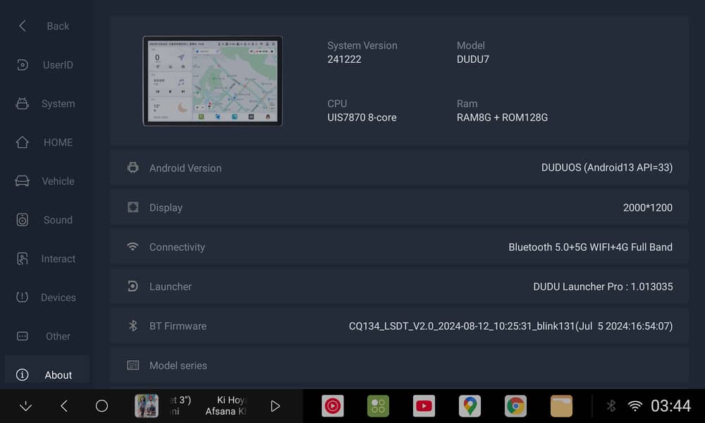DUDU7 8-Core Flagship Android Panel - 8GB-128GB + 360 chip 4