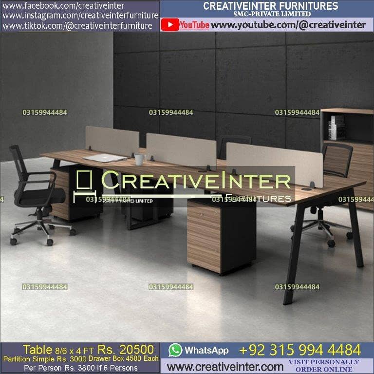 Office Table Workstation Gaming Desk Study Computer Chair Working Hom 0