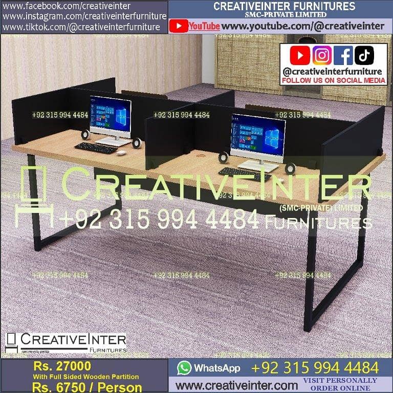 Office Table Workstation Gaming Desk Study Computer Chair Working Hom 13