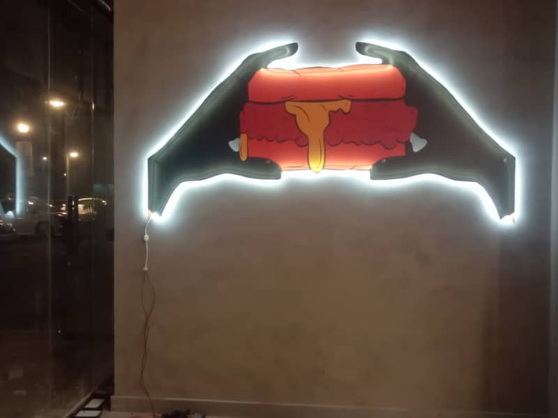 LED Sign Board Design, Acrylic LED Sign Boards Design, Flex Priniting 13