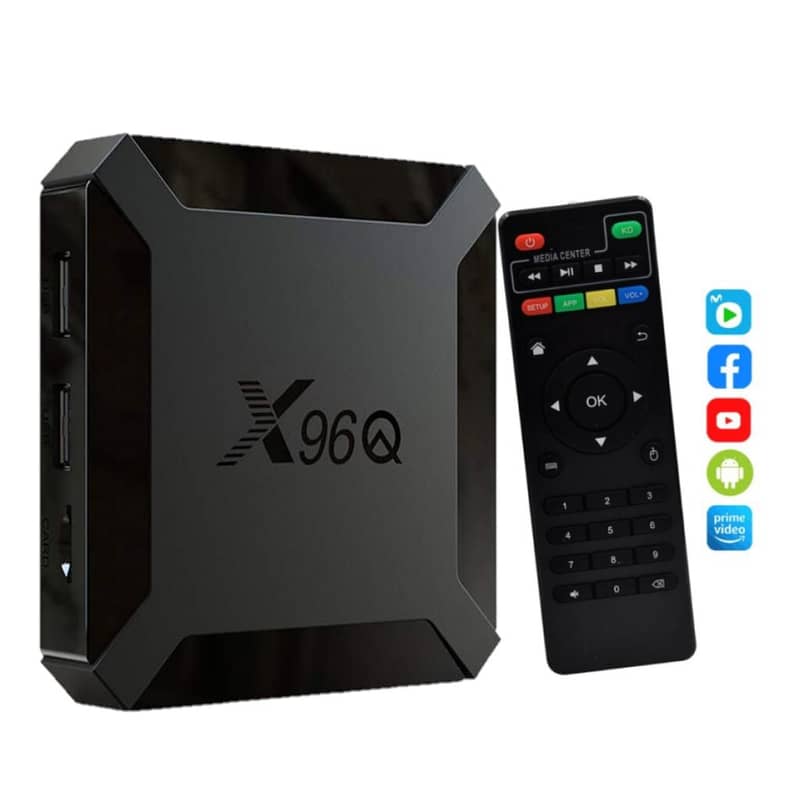 Android Smart Tv Box X96Q 8Gb Ram 128GB Rom Android version 15.1 1