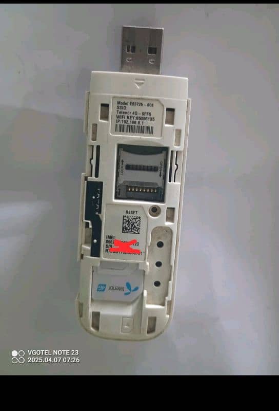 Telenor 4G wifi USB 2
