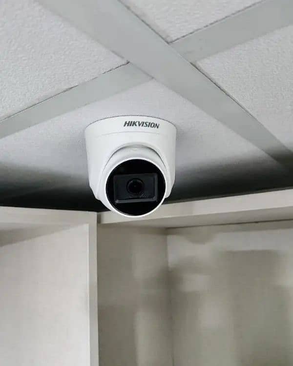 cctv | 4 Cameras Complete Package | Dvr | Security Camera | Hikvision 1