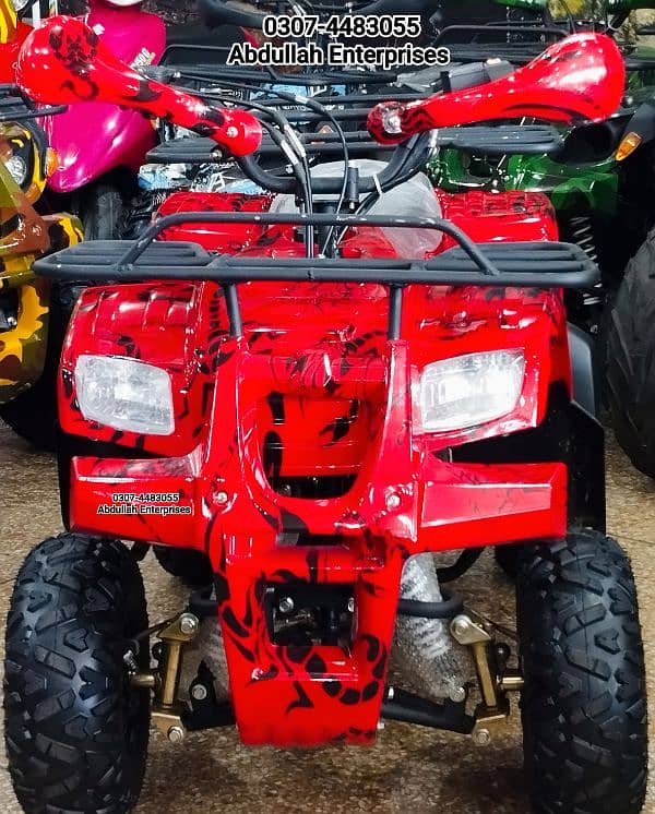 New tyre 110cc sports Jeep model ATV Quad Bike for sale deliver all Pk 4