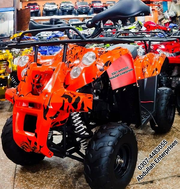 New tyre 110cc sports Jeep model ATV Quad Bike for sale deliver all Pk 15