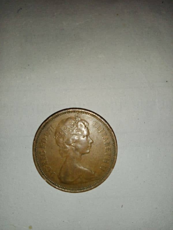 old vintage coin 1971 0
