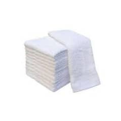 12 pieces Hand Towels white colour 30 by 30 size each side