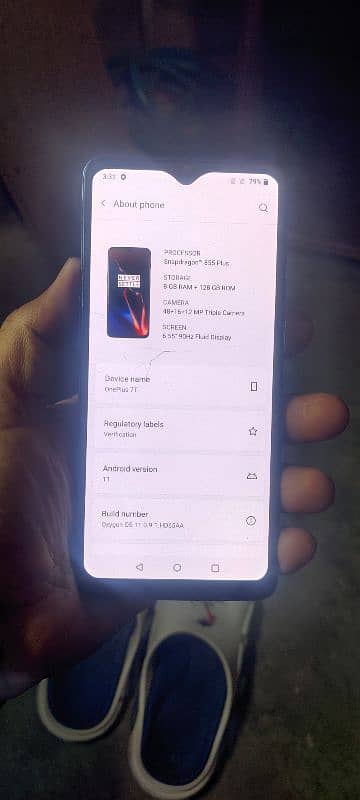 oneplus 7t 8+128gb only mobile ha add all part lo 1