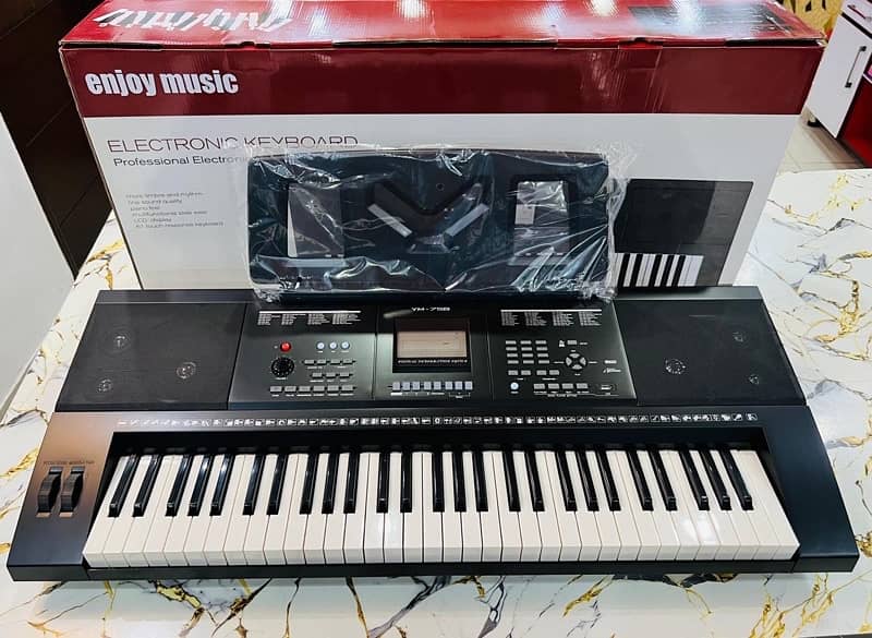 Piano Keyboard ym-758 Box Pack New 61 keys full size 4