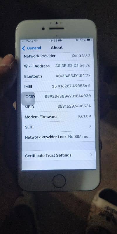 iphone 7 PTA approved 128 gb lush condition 3