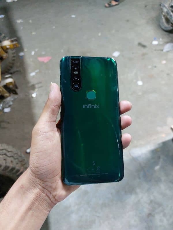 Exchange Infinix s5 Pro , 6/128 , Pop up camera Only mobile 8