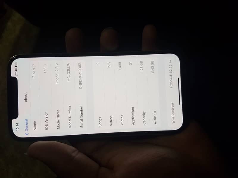 Iphone 12 Pro PTA Approved Lush Condition With BOX 1