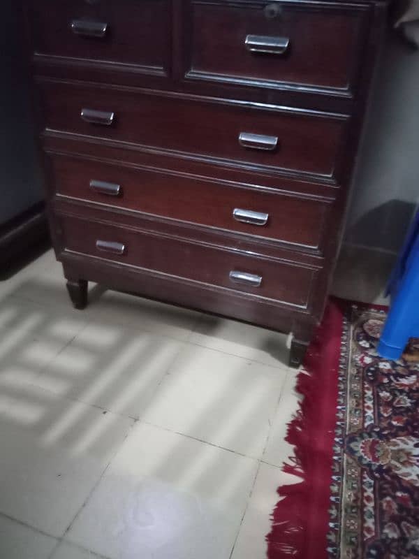 Wooden 5 Drawers Chester Table, cabinet, Cupboard, safe 7