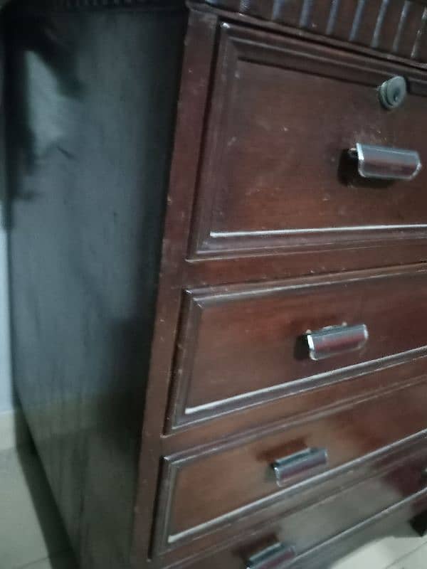 Wooden 5 Drawers Chester Table, cabinet, Cupboard, safe 9