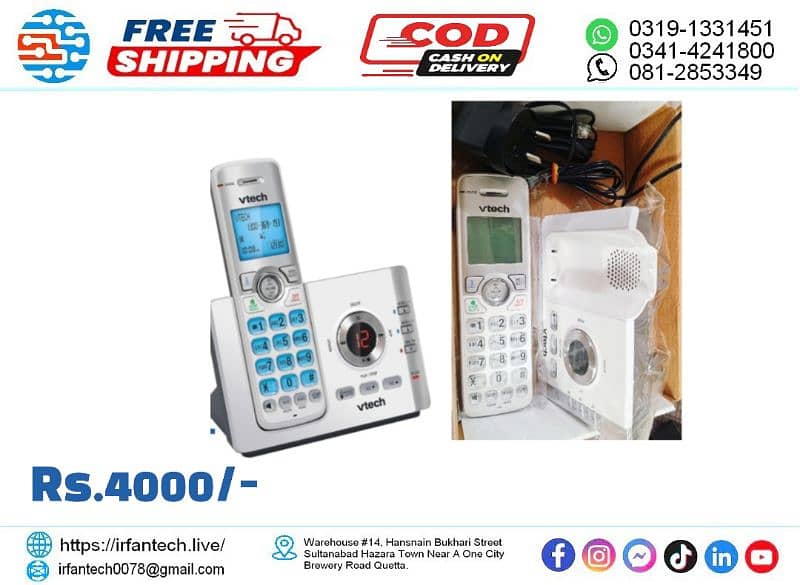 Digital Wireless Landline Telephone Single PTCL Line. 11