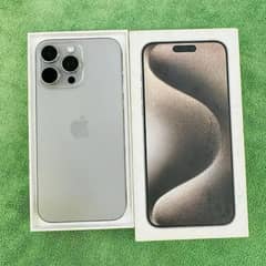 15 Pro max white titanium