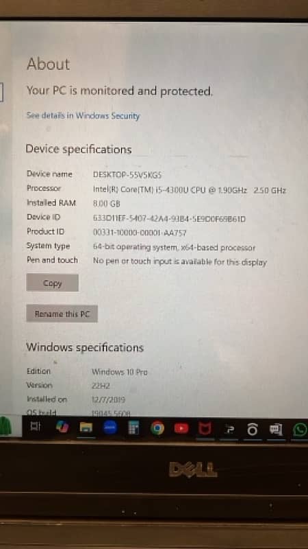 Dell Latitude E7440 Core i5 4rth Generation 1