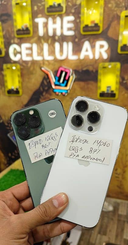 IPHONE 14 PRO & 13 PRO 128GB/256GB OFFICIAL PTA APPROVED STOCKS 2