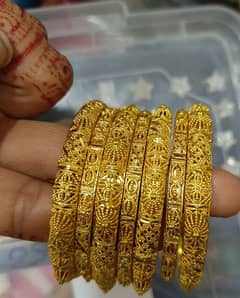 Indian Gold plated Bangles 22 carats