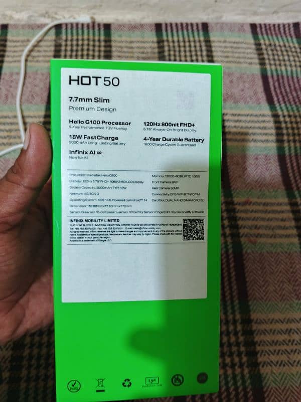 Infinix Hot 50 8+8"128 Just open box 7 days ago 6