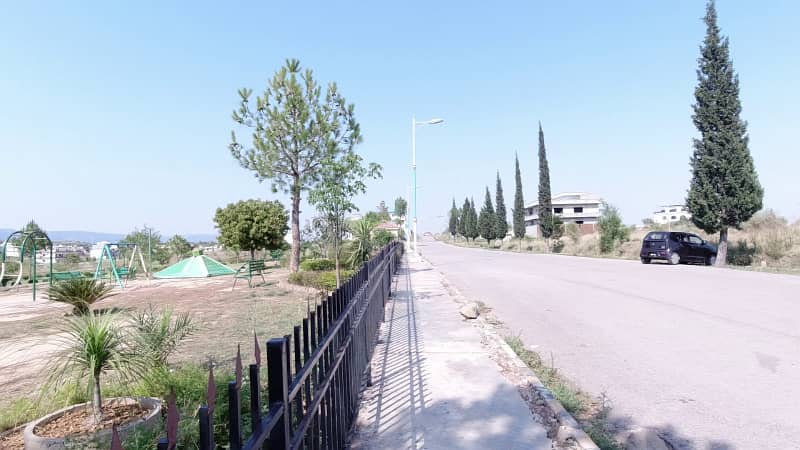 8 Marla ( 30*60 ) Corner Park Face Residential Plot Available For Sale In Gulshan E Sehat E-18 In D Block Islamabad. 13