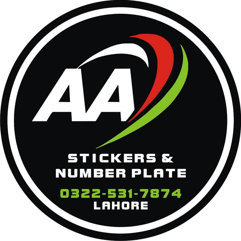 Bike Number Plates Available In AAstickers  Contact Number 03225317874 12