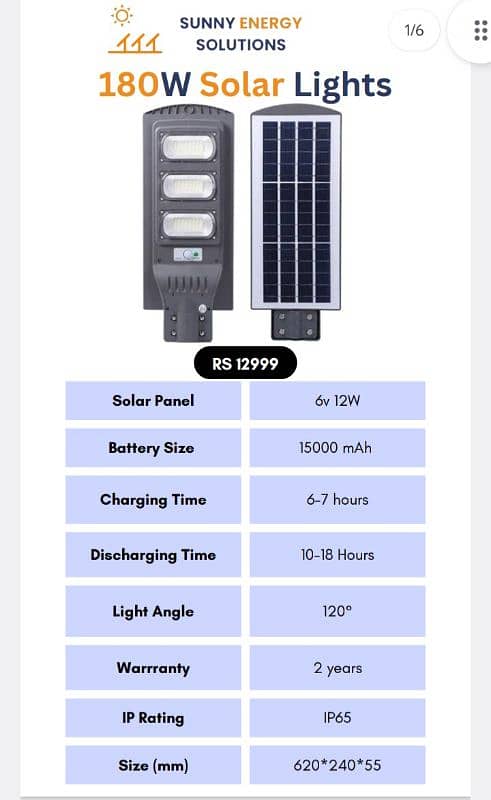 Solar Led Street Light Available |Solar Industrial Led Poles Available 6