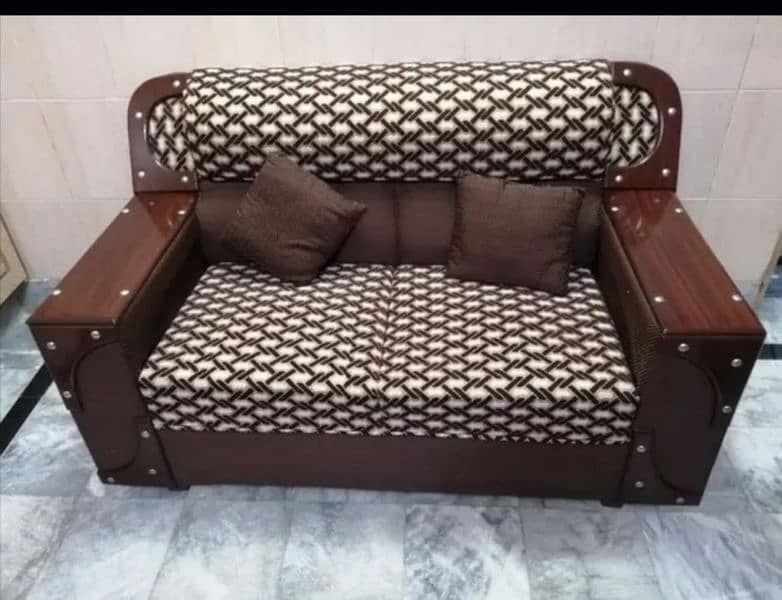 Wooden Sofa Set 1