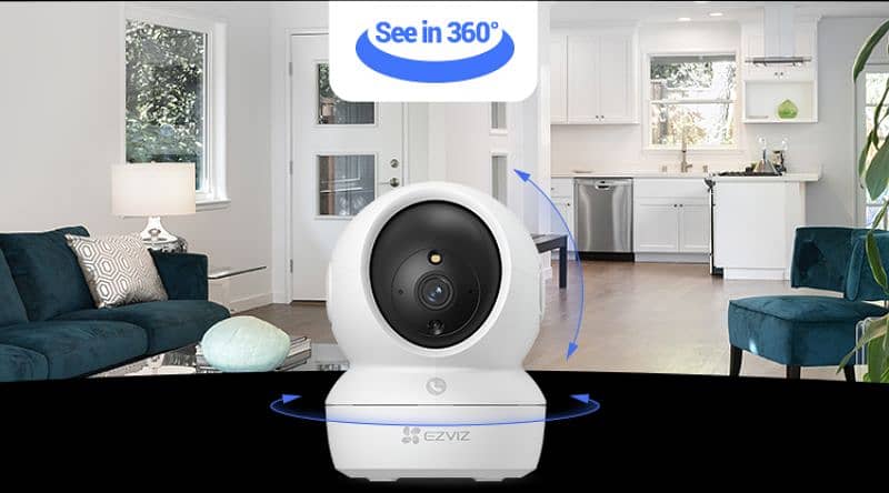 Ezviz H6c Pro 1080p Type-C Pan & Tilt Smart Home Camera 0