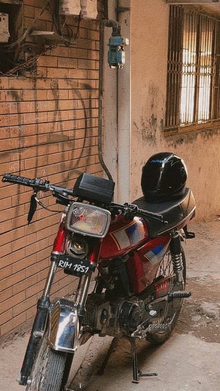 70cc bike totally modified with double saman slae nd exchange 0