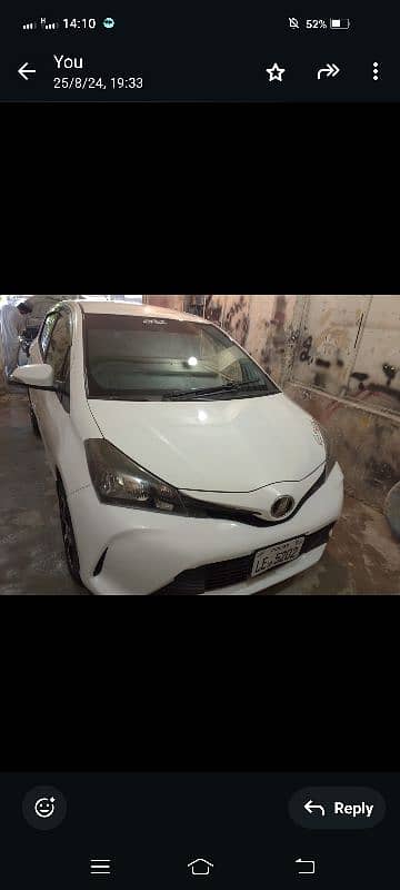 vitz new shape available for rent