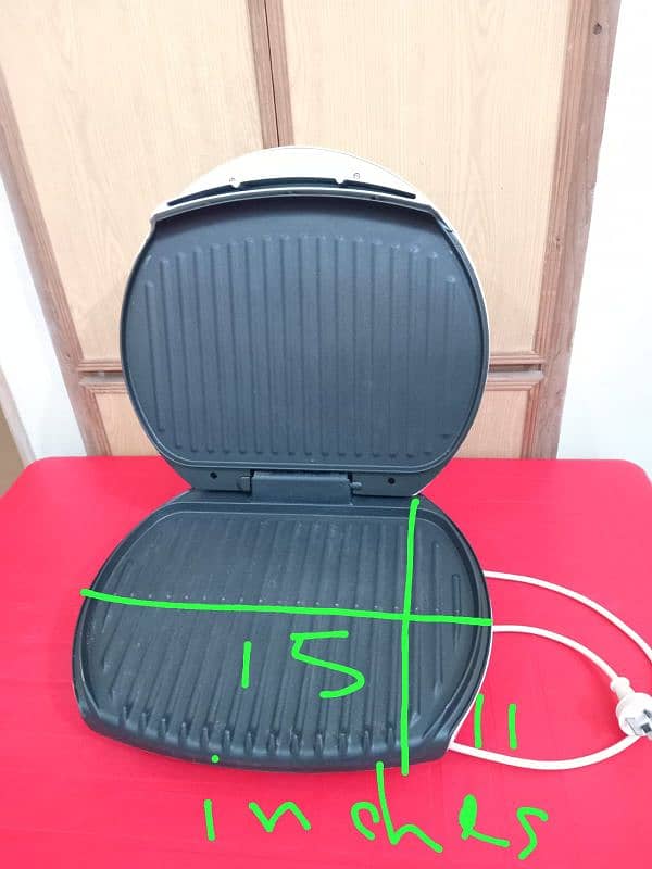 George Foreman Electric Contact Roasting Grill 8