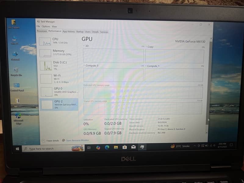 Core i5 / i7 8th 10th Gen 2gb 4gb Nvidia Graphic Card Dell Hexacore 2