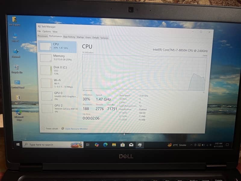 Core i5 / i7 8th 10th Gen 2gb 4gb Nvidia Graphic Card Dell Hexacore 3