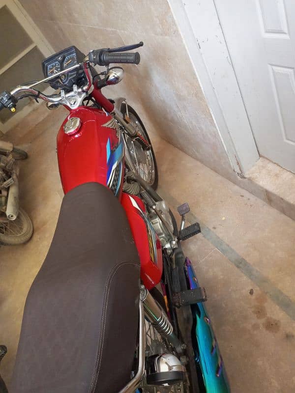 Honda cg 125 for sale 2024 Red Color full Genion Bike 1