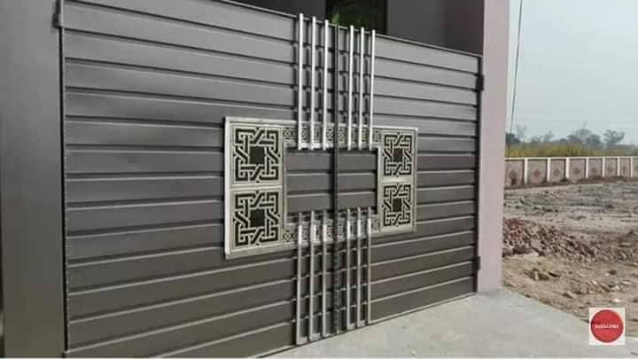 Gate -Steel Gate Design - Sliding Gate Design- Main Gate - Strong Gate 0
