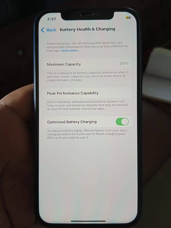 I phone 12 jv non active non pta battery 88%10/10 9