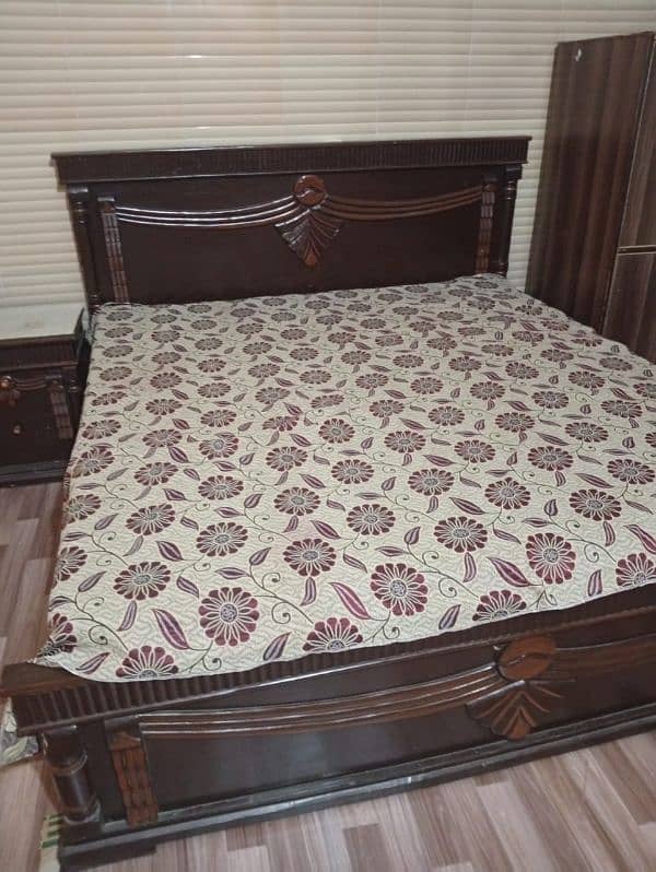 Double Bed with Side Tables 0