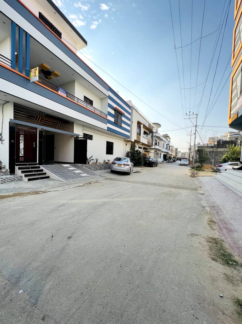 40 Feet Road Facing 400 Sq Yards West Open Most Reasonable Plot Available For Sale 1