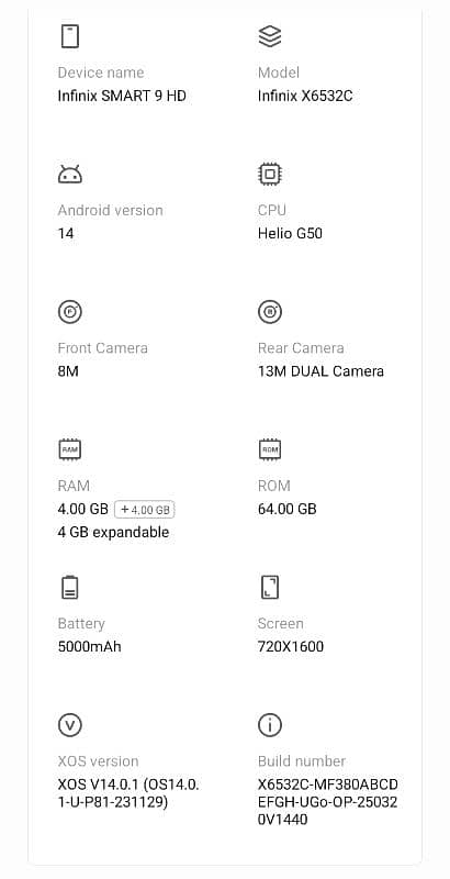 Infinix smart 9 HD 2