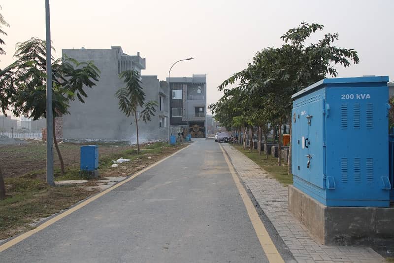 One Sided Open 10 Marla Commercial Plot Are Available For Sale In Etihad Town Lahore 4