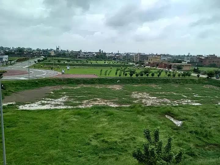 One Sided Open 10 Marla Commercial Plot Are Available For Sale In Etihad Town Lahore 9