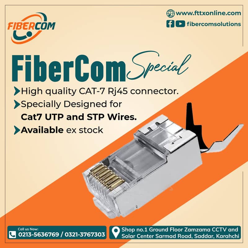 CAT 7 RJ45 Connector UTP and STP Wire 0