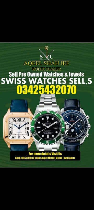 I buying Rolex Omega Cartiar Breitling Chopard Longines Rado Tag Heuer 7