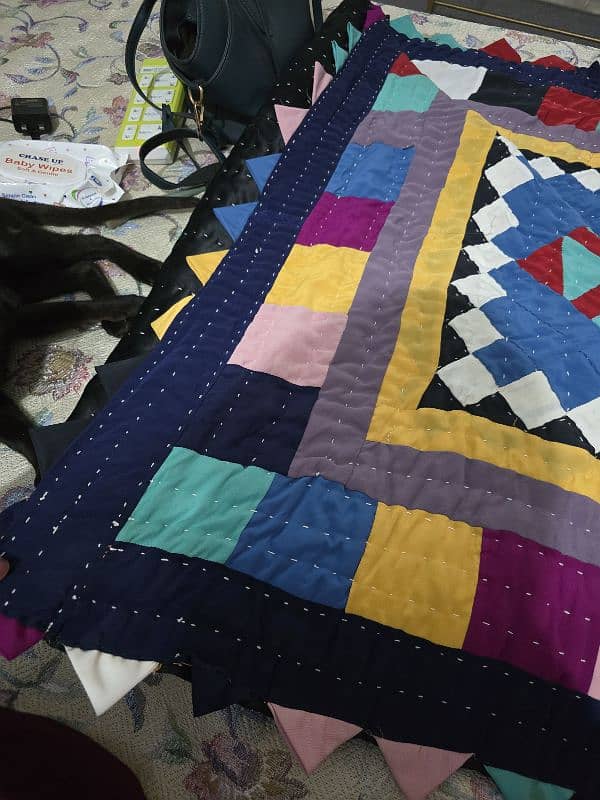 MORA Blanket and Sindhi Handmade Heavy Rilli and blanket for sale 3