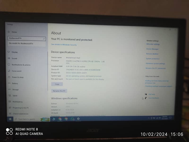 Acer TravelMate P-449M 8/256 SSD 0