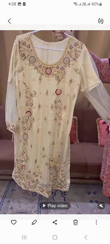fancy  3 piece suit  only one time ware urgently  sale 8