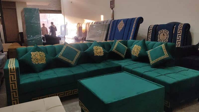 L shape corner sofa/ 5 seater sofa/ 7 seater sofa sets on loww prices 3
